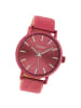 Oozoo Analog-Armbanduhr Oozoo Timepieces rot, pink groß (ca. 42mm)
