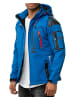 Geographical Norway Herren Regular Fit Jacke  in Royal Blue