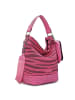 Fritzi aus Preußen Izzy07 Olga Canvas Schultertasche 27 cm in zebra pink