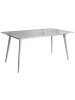 Beliani Esstisch RODALLO in Weiß - (W) 90 x (H) 75 x (L) 160 cm