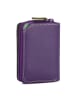 MYWALIT Small Wallet Geldbörse Leder 10 cm in orchid