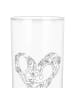 Mr. & Mrs. Panda Wasserglas Mäuse Herz ohne Spruch in Transparent
