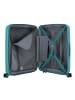 D&N Travel Line 4500 4 Rollen Trolley M 65 cm mit Dehnfalte petrol