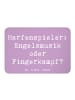 Mr. & Mrs. Panda Magnet Spruch Harfe Melodien mit Spruch in Lavendeltraum