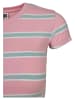 Urban Classics Urban Classics Cropped T-Shirts in girlypink/oceanblue