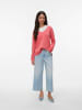Vero Moda Strickpullover in Coral Paradise