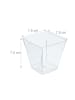 relaxdays 50 x Dessertschalen in Transparent - 210 ml
