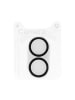 COFI 1453 Lens Shield Glas Kameraglas für iPhone 16 Transparent SilkPrint in Transparent