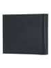 oxmox Leather Geldbörse RFID Schutz Leder 12 cm schwarz-freedom fish