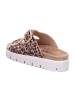 2GO FASHION Plateau Pantoletten in Braun