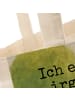 Mr. & Mrs. Panda Tragetasche Igel Kuchenstück Design mit Spruch in Weiß