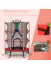 HOMCOM Kindertrampolin in Rot 163L x 163B x 190H cm
