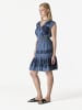 KOROSHI Kleid mit besticktem Denim-Effekt in blau