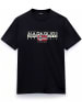 Napapijri T-Shirt "S-Aylmer" in Schwarz