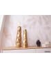 FineBuy Vase in Gold / Aluminium / 15x15x15