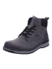 rieker Schnürstiefeletten in rauch/schwarz/schwarz