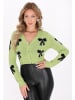 faina Women Cardigan in green