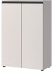 KADIMA DESIGN Aktenschrank 2-türig Soft-Close 3 Ordnerhöhen Büroschrank in Greige