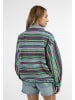IZIA Damen Oversize Blouson in Mehrfarbig Türkis
