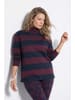 Ulla Popken Sweatshirt in burgunder