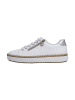 rieker Niedrige Sneaker aus Sheepsuede-Leder Weiß
