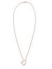 Elli DIAMONDS  Halskette 925 Sterling Silber Herz in Rosegold