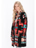 IZIA Women Cardigan in black multicolor