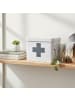 relaxdays Medizinbox in Weiß - (B)21 x (H)16 x (T)15,5 cm