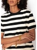 SASSYCLASSY T-Shirt mit Blockstreifen in Schwarz
