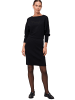 Zero  Strickkleid mit U-Boot Ausschnitt in Black Beauty