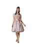 tectake Midi-Dirndl Linah in beige/rosa