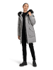 Betty Barclay Steppjacke mit Kapuze in Silbergrau