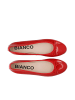 Bianco Ballerinas in Red