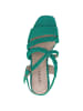 Caprice Sandalette in EMERALD SUEDE