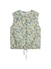 Marc O'Polo Gemustertes Blusen-Top cropped in Light Beige