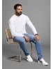Man's World Stehkragenshirt in weiss