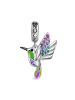 GNOCE Sterling Silber Kolibri Charm Zirkonia
