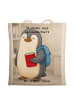 Mr. & Mrs. Panda Jutetasche Student Leidenschaft Design mit Spruch in Weiß