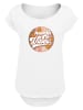 F4NT4STIC Long Cut T-Shirt Mothers Day Mama Vibes Vintage Inspired Motherhood in weiß