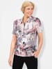 WITT WEIDEN Poloshirt in puder-steingrau-bedruckt