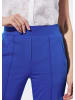 GOLDNER Kurzgröße:  Elegante 7/8-Schlupfhose SARA in royalblau