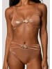 Moda Minx Bikinioberteil Nautilus Shell Crop Bikini Top in Bronze Shimmer