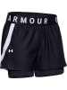 Under Armour Short "UA Play Up 2-in-1-Shorts" in Schwarz