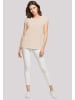 F4NT4STIC Extended Shoulder T-Shirt Be The Sunshine Color in Whitesand