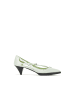 PRADA Zweifarbig Seide Mittel Absatz Pumps