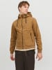 Jack & Jones Softshell Jacke mit Kapuze Trekking Outdoor Blouson JJEBASIC in Braun-2