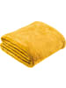 REDBEST Fleece, Microfaser Wohndecke Amarillo in gelb