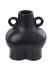 Beliani Blumenvase NAFPLIO in Schwarz - (W) 17 x (H) 20 x (L) 11 cm