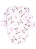 TupTam Baby Langarm Wickelbody im 5er Set in beige/rosa