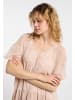 DreiMaster Vintage Damen Kleid in Rosa Mehrfarbig